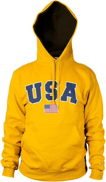 Hybris USA Varsity Hoodie Gold