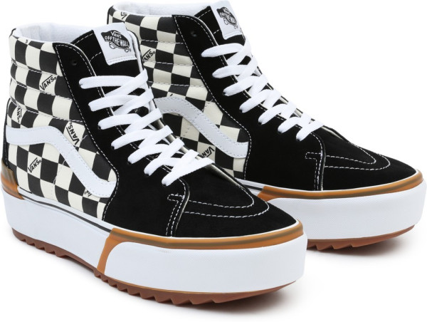 Vans Unisex Lifestyle Classic FTW Sneaker Ua Sk8-Hi Stacked (Checkerboard) Multi/True White