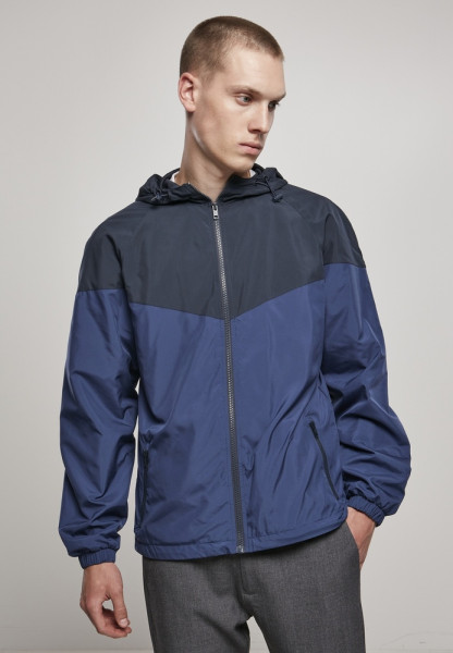 Urban Classics Jacke 2-Tone Tech Windrunner Midnightnavy/Darkblue