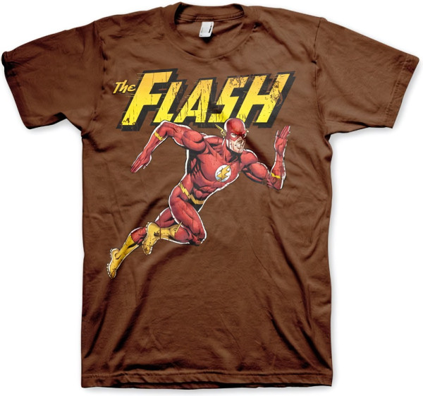 The Flash Running T-shirt Brown