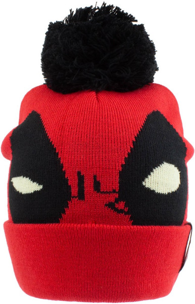 Marvel Comics Deadpool - Face (Beanie) Mütze Red