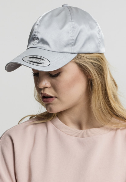 Flexfit Cap Low Profile Satin Cap Silver