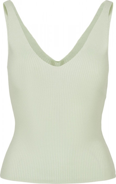 Urban Classics Damen Ladies Rib Knit Top Lightmint