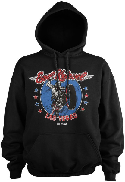 Evel Knievel In Las Vegas Hoodie Black