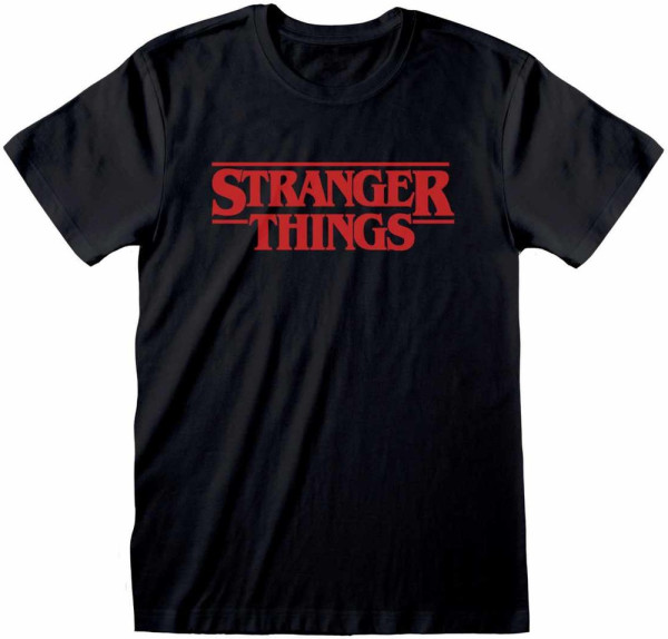 Stranger Things - Logo Black (Unisex) T-Shirt Black