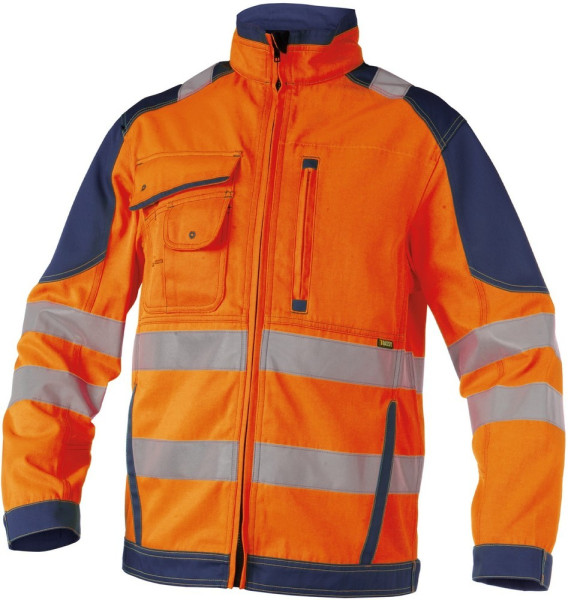 Dassy Warnschutz Arbeitsjacke Orlando PESCO74 Neonorange/Dunkelblau