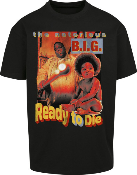 MT Upscale T-Shirt Biggie Ready To Die Oversize Tee Black