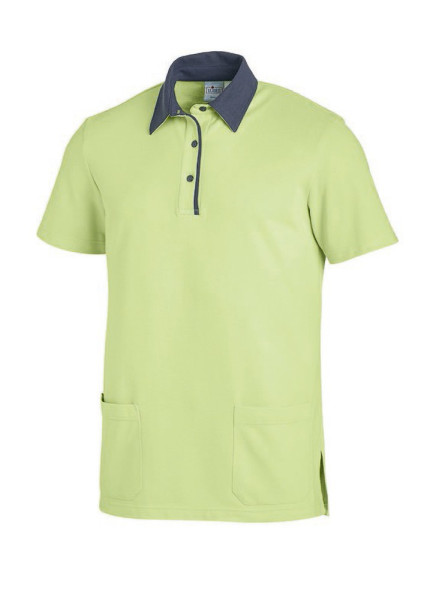 Leiber Polo-Shirt 08/2743/18712 Hellgrün/Grau