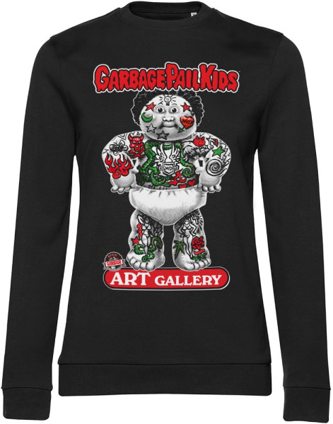 Garbage Pail Kids Art Gallery Girly Sweatshirt Damen Black