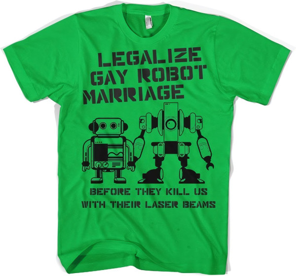 Hybris Legalize Gay Robot Marriage Green