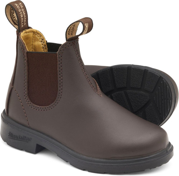 Blundstone Kinder Chelsea Boots #530 Brown Leather (Kids)