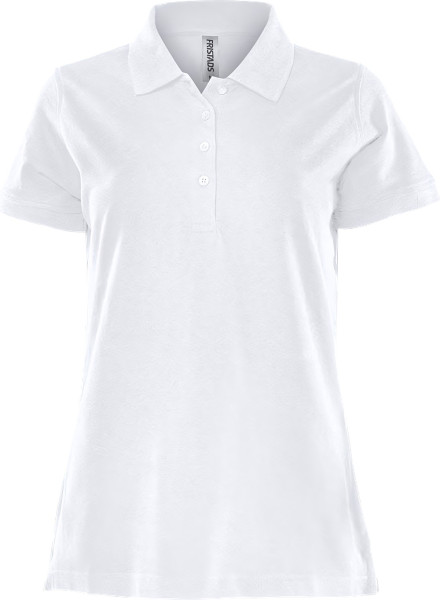 Fristads Poloshirt Kurzarm Acode Poloshirt Damen 1723 PIQ Weiß