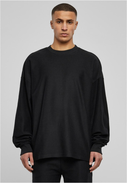 Urban Classics Sweatshirt Rib Terry Boxy Crew Black