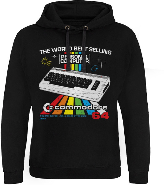 COMMODORE/C64 Hoodie C64 Personal Computer Epic Hoodie LN-37-COM006-61-2