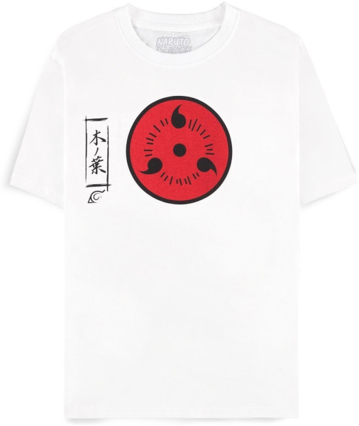 Naruto Shippuden - Sasuke Symbol Women's Short Sleeved T-shirt White