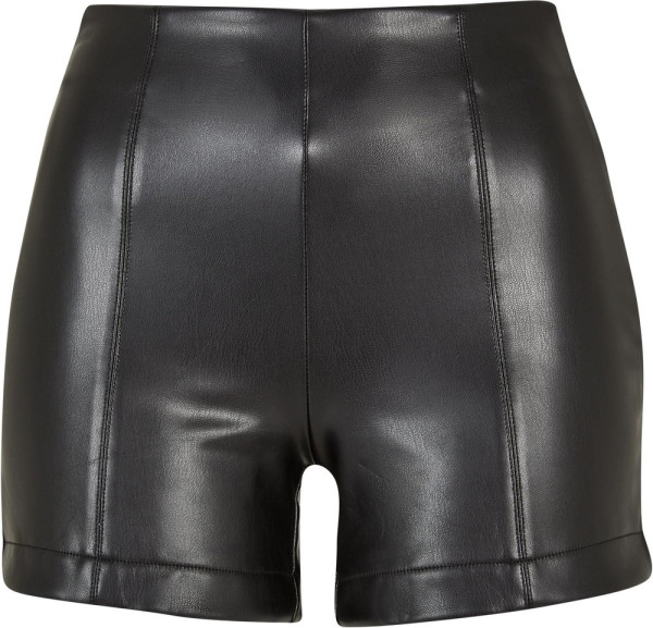 Urban Classics Damen Ladies Synthetic Leather Shorts