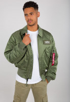 Alpha Industries CWU 45 Jacke Sage-Green