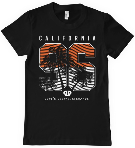 Dope & Deep California 96 T-Shirt Black