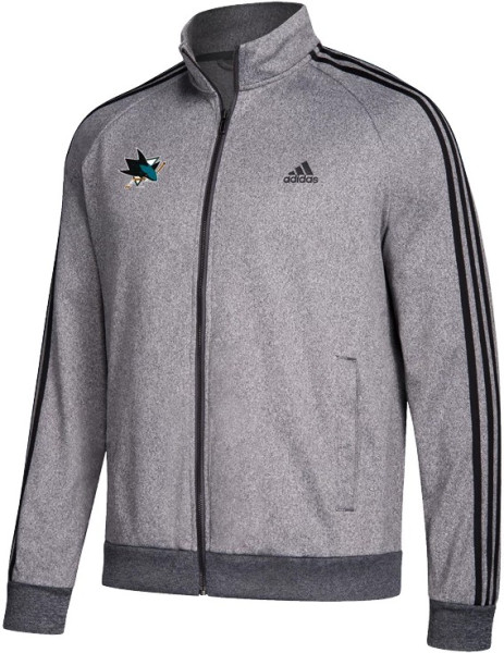 Adidas Sweatshirt Track Jacket NHL San Jose Shark 77600