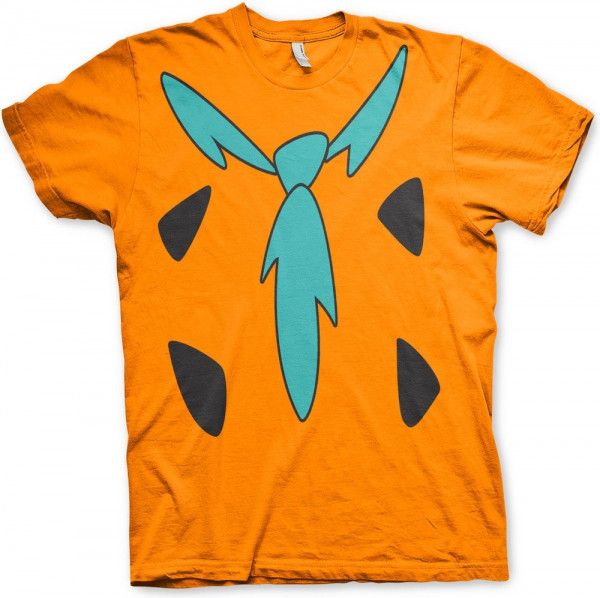 The Flintstones Costume T-Shirt Orange