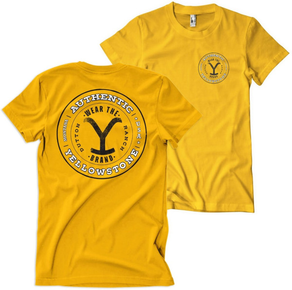 Yellowstone Wear The Brand T-Shirt Gold