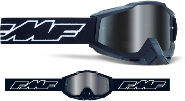 FMF Schutzbrille Goggles Powerbomb Rocket (Mirror Silver) 23100