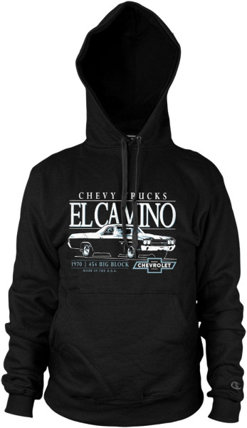 El Camino Hoodie Chevy Big Block Hoodie GM-3-ELCA001-H60-10