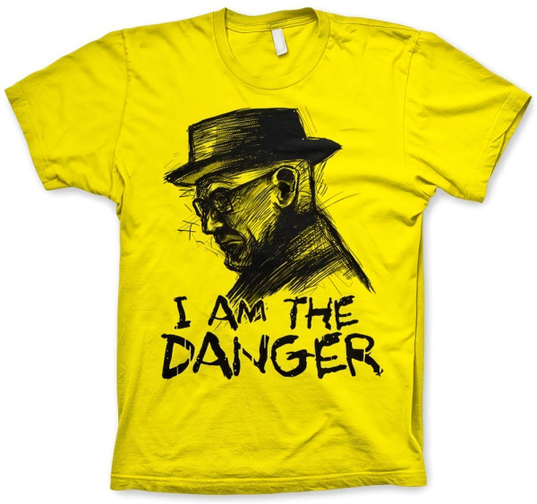 Breaking Bad I Am The Danger T-Shirt Yellow