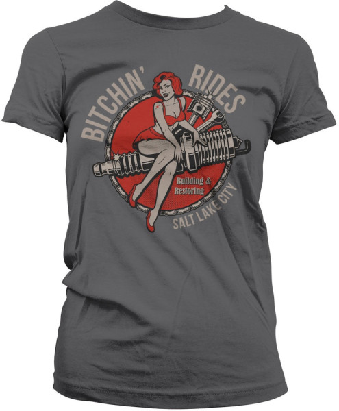 Bitchin' Rides Damen Salt Lake City Girly Tee DC-5-BR002-H81-10