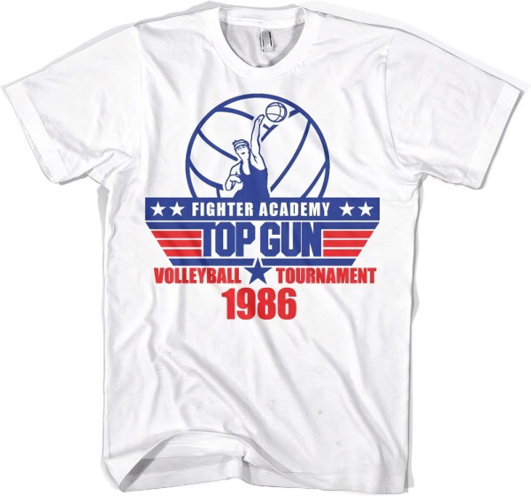 Top Gun Volleyball Tournament T-Shirt White