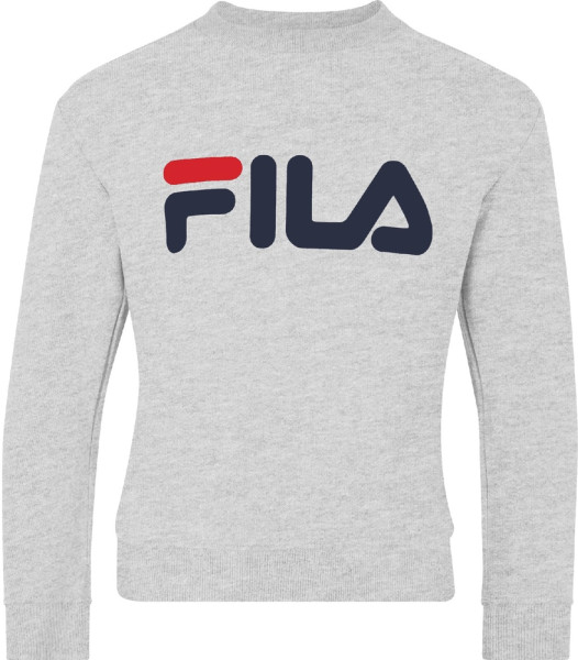 Fila Kinder Unisex Sweater Babina Greda Classic Logo Crew Sweat Light Grey Melange