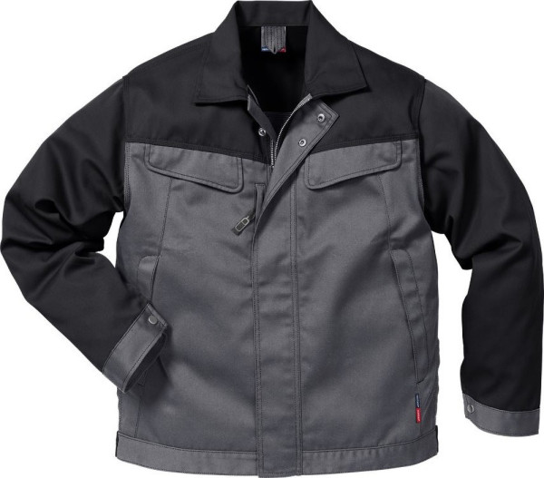 Kansas Industrie-Jacke Icon Two Jacke 4857 LUXE Grau/Schwarz