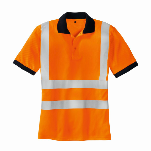 teXXor Warnschutz Polo-Shirt Sylt Leuchtorange