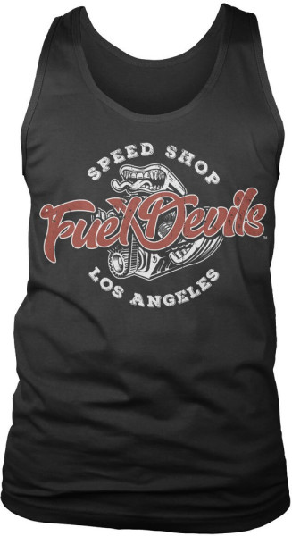 Fuel Devils Speed Shop Tank Top Black