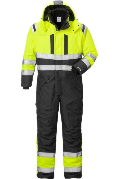 Fristads Warnschutz-Overall High Vis Airtech® Winteroverall Kl. 3 8015 GTT Warnschutz-Gelb/Schwarz