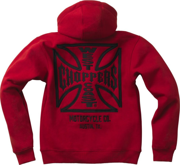 West Coast Choppers Herren Hoodie Og Atx Zip Hoody