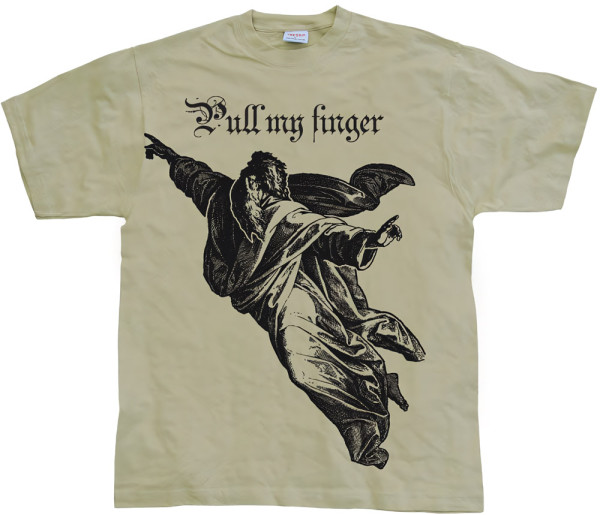 Tokigt Pull My Finger T-Shirt SH-1-15137-LFH3-3