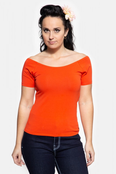 Queen Kerosin U-Boot T-Shirt QK4215375005 Orange