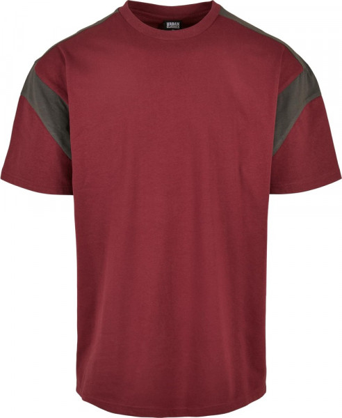 Urban Classics Active Tee Cherry/Blackbird