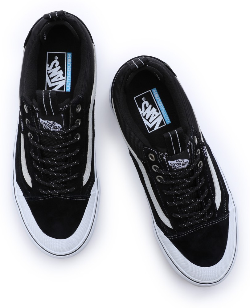 Black vans style shoes online