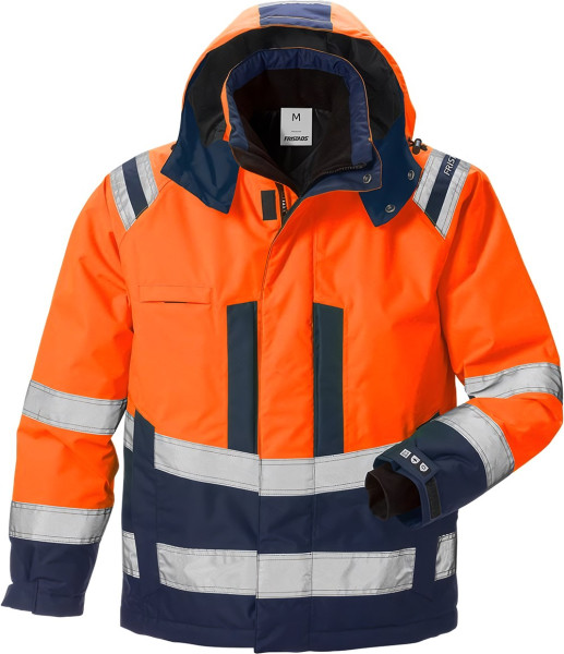 Fristads Warnschutz-Jacke High Vis Airtech® Winterjacke Kl. 3 4035 GTT Warnschutz-Orange/Marine