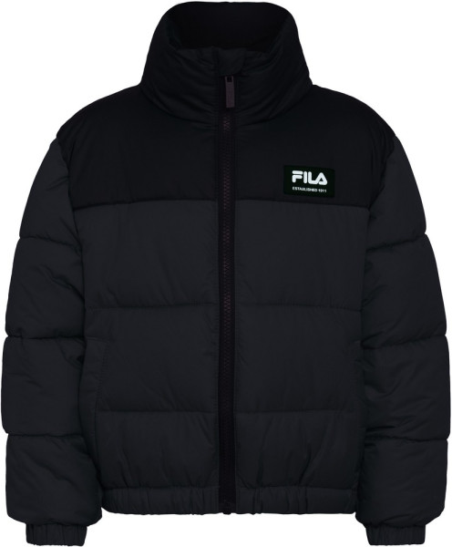 Black fila coat online