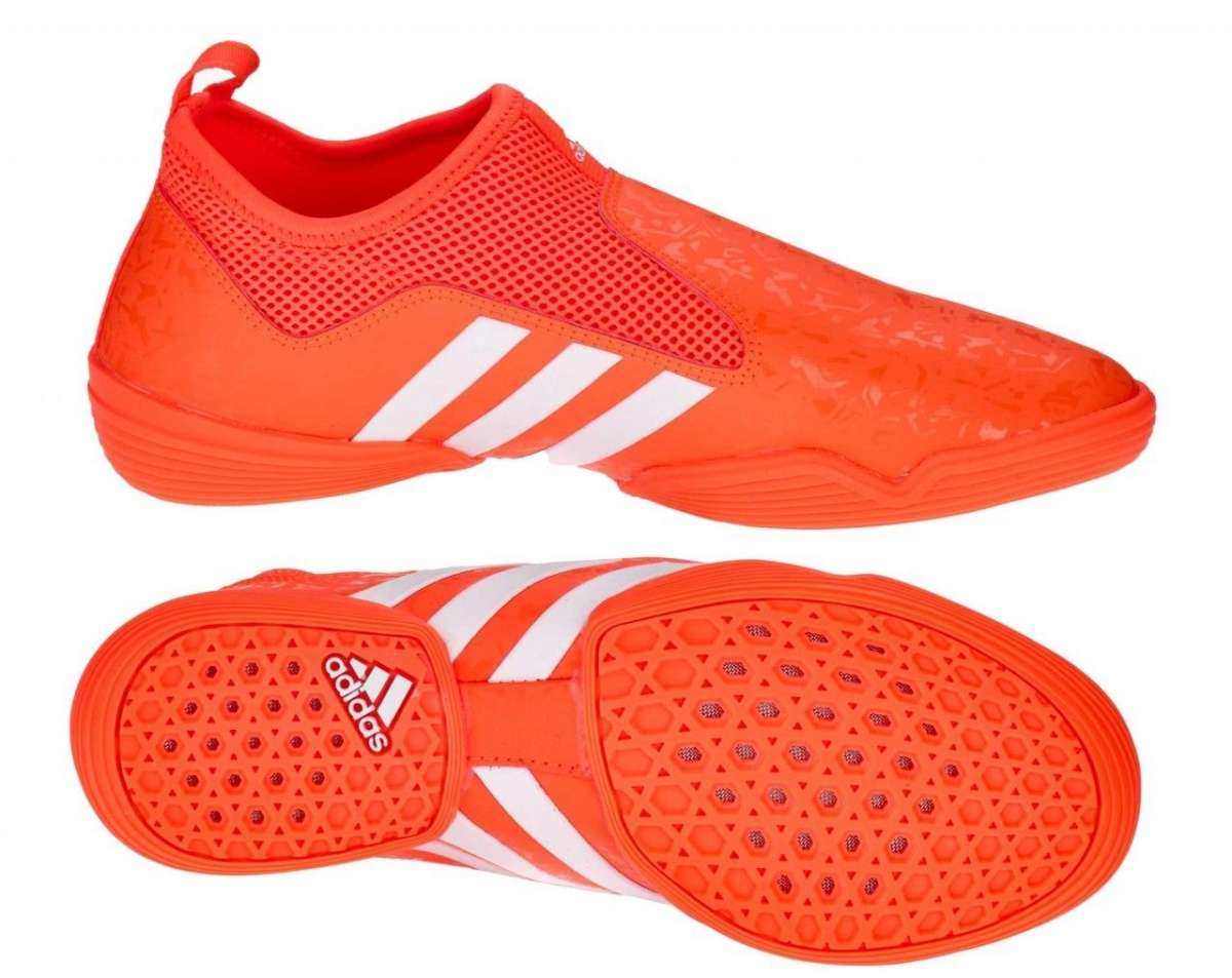 adidas Taekwondo Schuhe The Conestant Rot WeiB Boxen Sport Fanartikel kustom kult