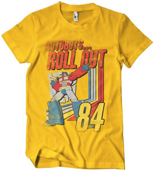 Transformers Autobots - Roll Out T-Shirt Gold