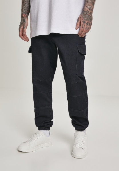 Urban Classics Hose Cargo Jogging Jeans Rinsed Wash