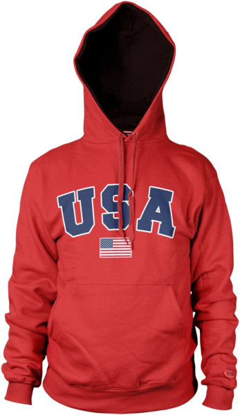 Hybris USA Varsity Hoodie Red