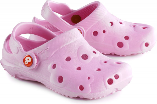 Schu'zz Schuzz Kinder Clog Badeschuhe Globule Enfant uni Rose clair / Rosa