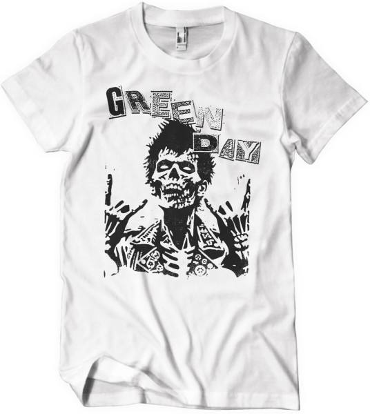 Green Day T-Shirt Billy Joe Zombie T-Shirt WMX-1-GDAY006-H60-1