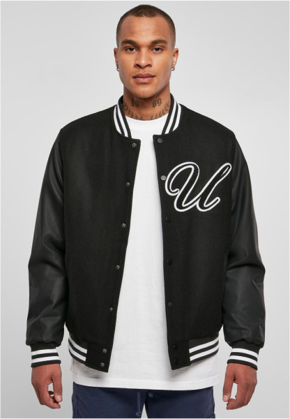 Urban Classics Jacke Big U College Jacket Black