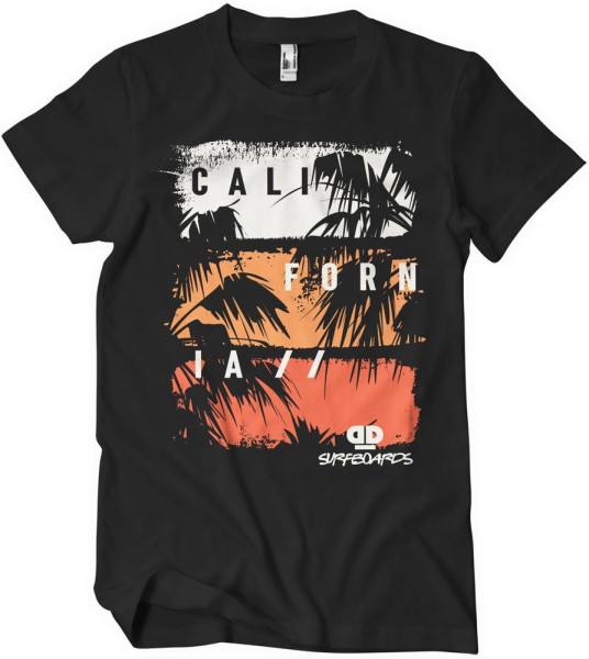 Dope & Deep California Palms T-Shirt Black